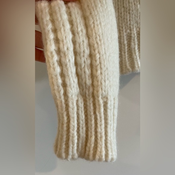 Ba&sh cream mock turtle sweater, size XS - Picture 6 of 9